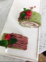 抹茶奶油卷