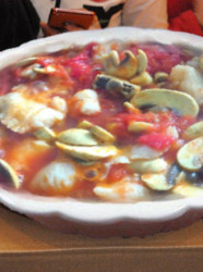 番茄口蘑烩煮红福鱼