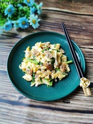 花甲肉炒鸡蛋