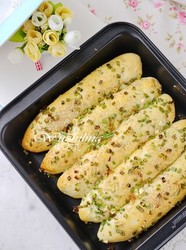 香葱肉松面包