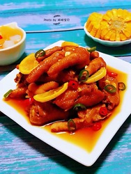 网红柠檬凤爪