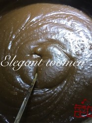 自制绿豆红糖豆沙