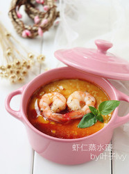 虾仁蒸水蛋