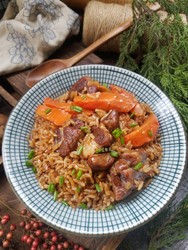 羊肉焖饭