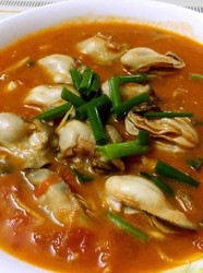 生蚝煮番茄