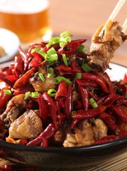 麻辣鸡块