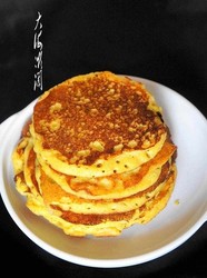 发面玉米面饼