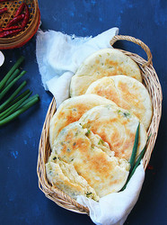 发面葱油饼
