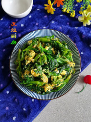 菜苔炒鸡蛋