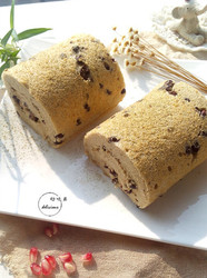 抹茶红豆卷
