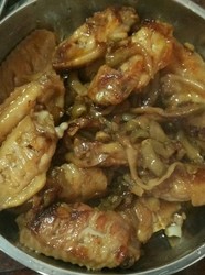 榨菜蒜蓉鸡翅
