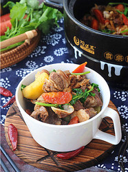 土豆羊排煲