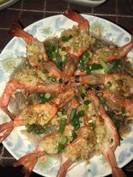 蒜蓉开边虾
