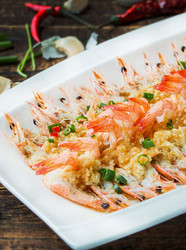 蒜蓉粉丝虾我选蒜蓉