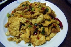 香辣煎豆腐