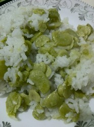 香糯蚕豆饭