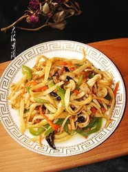 小炒海鲜菇