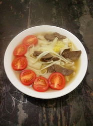 卤牛肉烩面