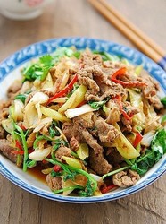 孜然炒烤肉
