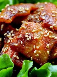 奥尔良香煎五花肉