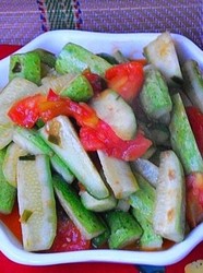 番茄黄瓜条