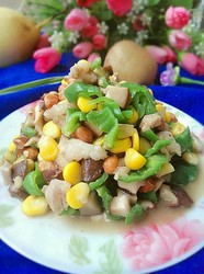 香菇玉米丁