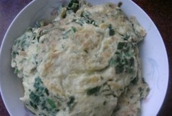 大蒜苗煎鸡蛋