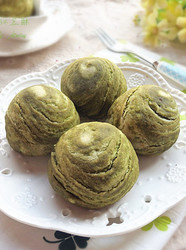 抹茶红豆酥