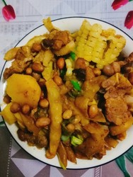 豆角炖肉