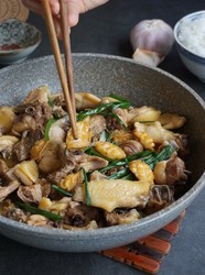 鲍鱼焖鸡