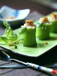 做一份别致又美味的清鲜爽口菜--【火腿虾