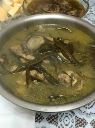 海带丝炖鸭汤