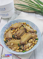 黄豆焖鸡翅