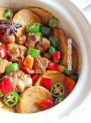 素鸡花生炖鸭