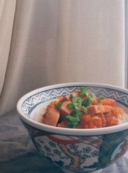 番茄午餐肉盖饭