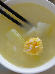 咸蛋节瓜汤
