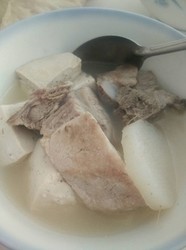 山药豆腐排骨汤
