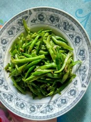 清炒豇豆