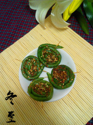 孜然豇豆卷