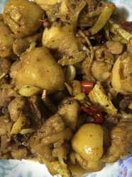 小炒鸡腿