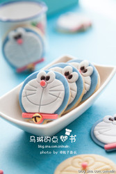 翻糖机器猫饼干