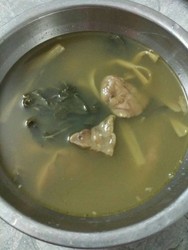 菜干煲猪肺