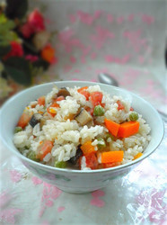 香菇腊肠焖饭