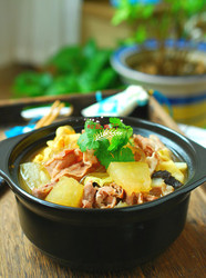 砂锅冬瓜羊肉片