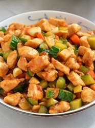 椒麻酱爆鸡丁