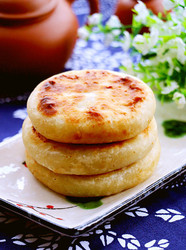 烫面肉饼