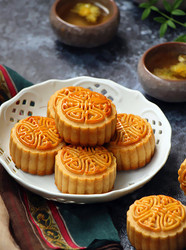 广式豆沙月饼（鹰嘴豆豆沙馅）