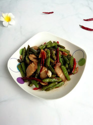 四季豆炒肉