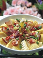 腊肉蒸竹笋