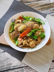 白菜片熘两样